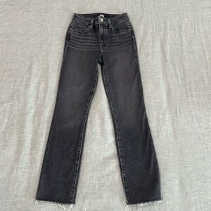 Paige Cindy jeans ash black 23 NWOT